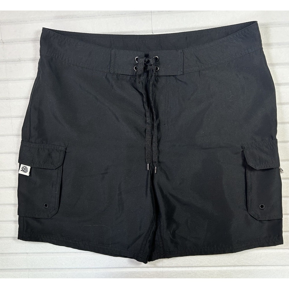 Women's Sunshine Zone Swim Shorts Size 8 - Black- Mint Condition